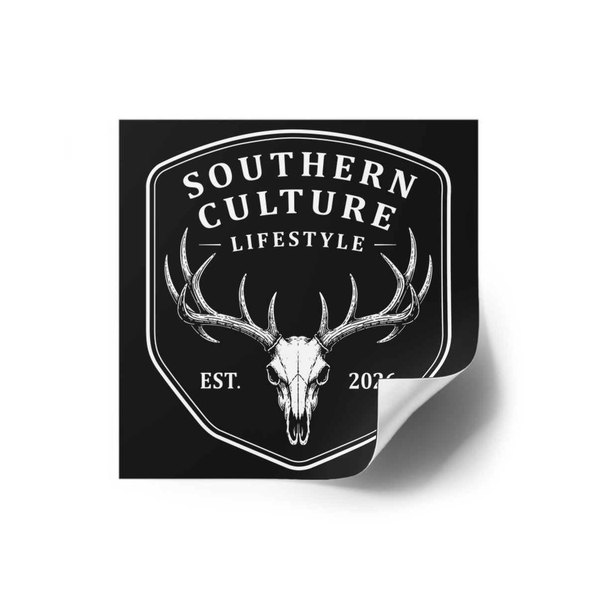 Deer Skull Sticker