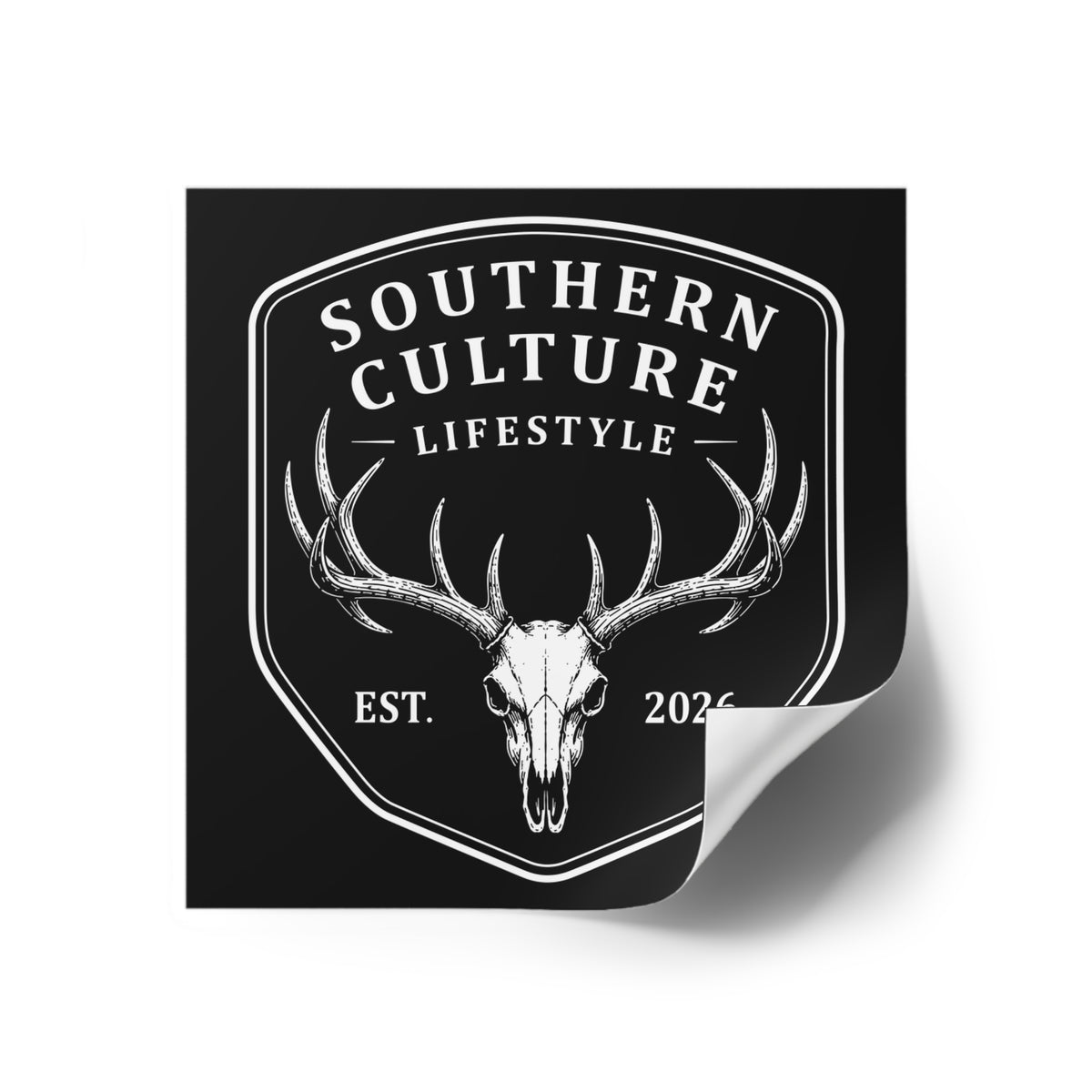 Deer Skull Sticker